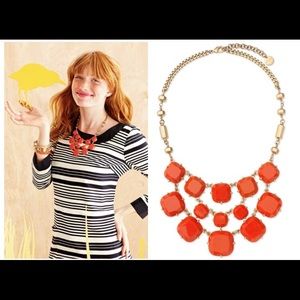Stella & Dot Olivia coral necklace